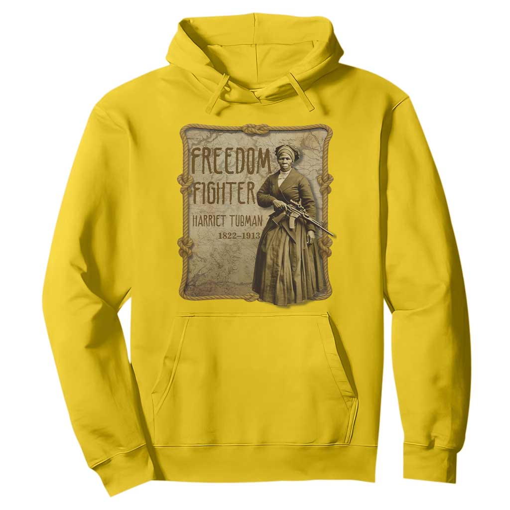 Harriet Tubman Freedom Fighter Hoodie Feminist History Gift