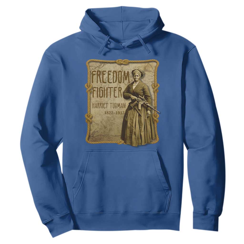 Harriet Tubman Freedom Fighter Hoodie Feminist History Gift
