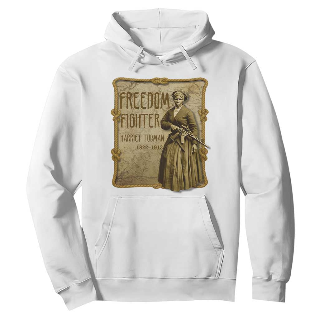 Harriet Tubman Freedom Fighter Hoodie Feminist History Gift