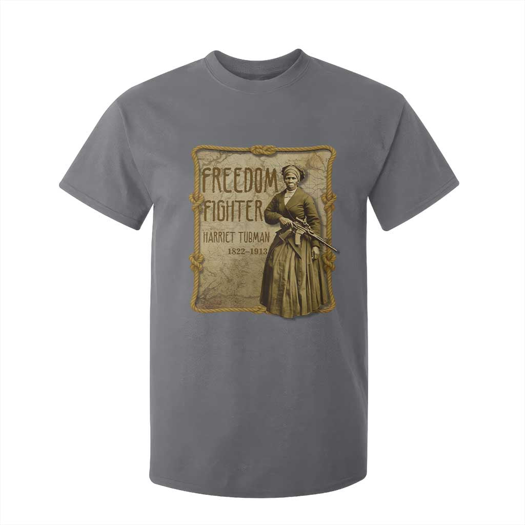 Harriet Tubman Freedom Fighter T Shirt For Kid Feminist History Gift