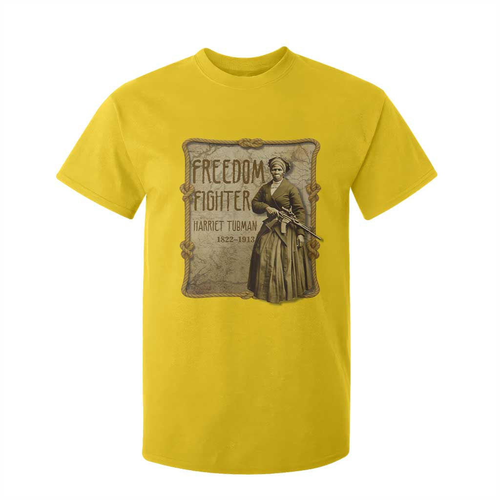 Harriet Tubman Freedom Fighter T Shirt For Kid Feminist History Gift
