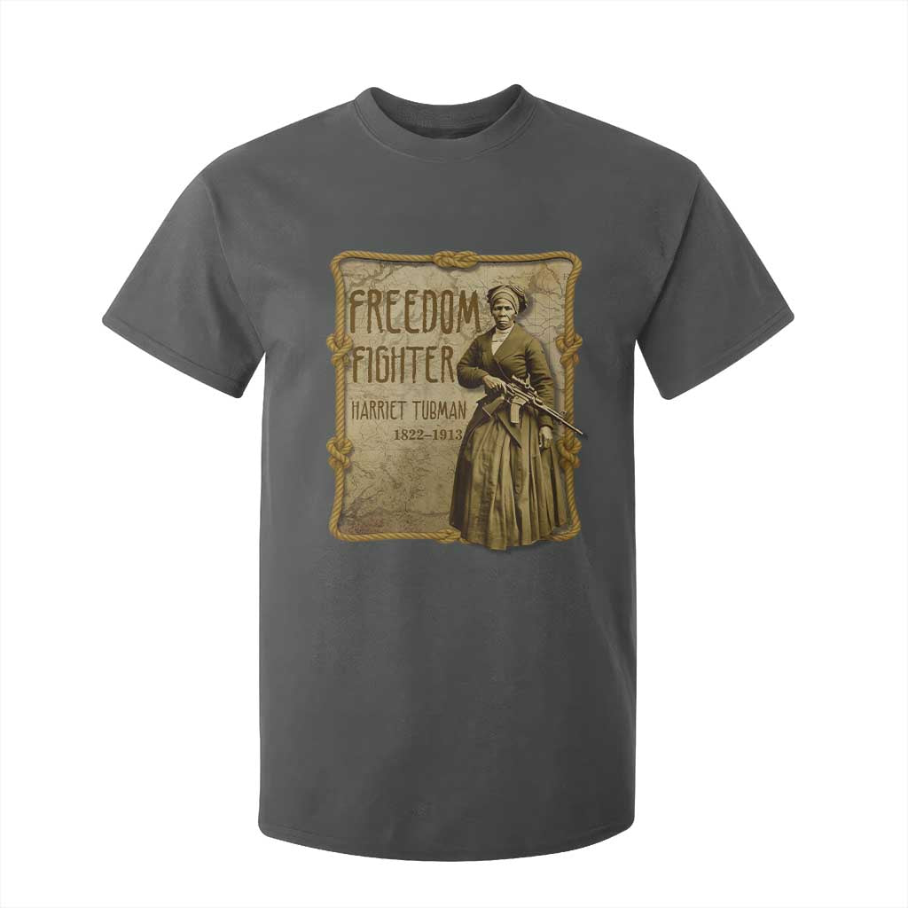 Harriet Tubman Freedom Fighter T Shirt For Kid Feminist History Gift