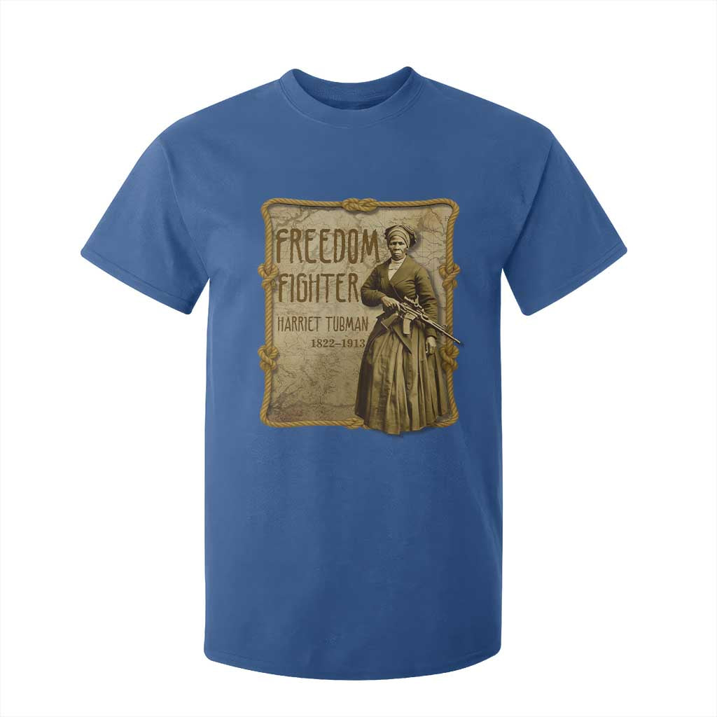 Harriet Tubman Freedom Fighter T Shirt For Kid Feminist History Gift