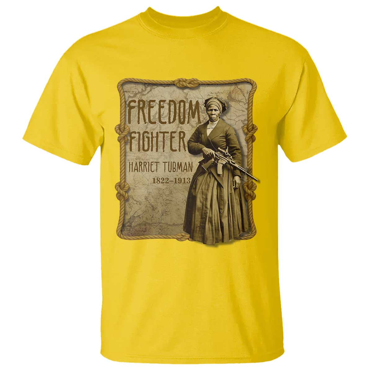 Harriet Tubman Freedom Fighter T Shirt Feminist History Gift