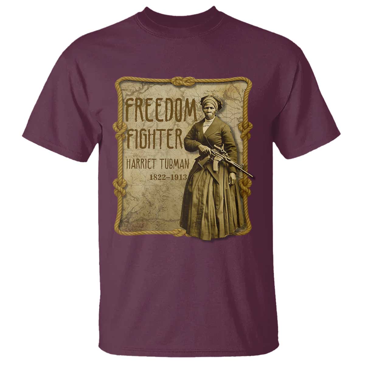 Harriet Tubman Freedom Fighter T Shirt Feminist History Gift