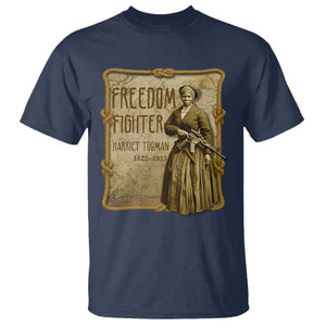 Harriet Tubman Freedom Fighter T Shirt Feminist History Gift
