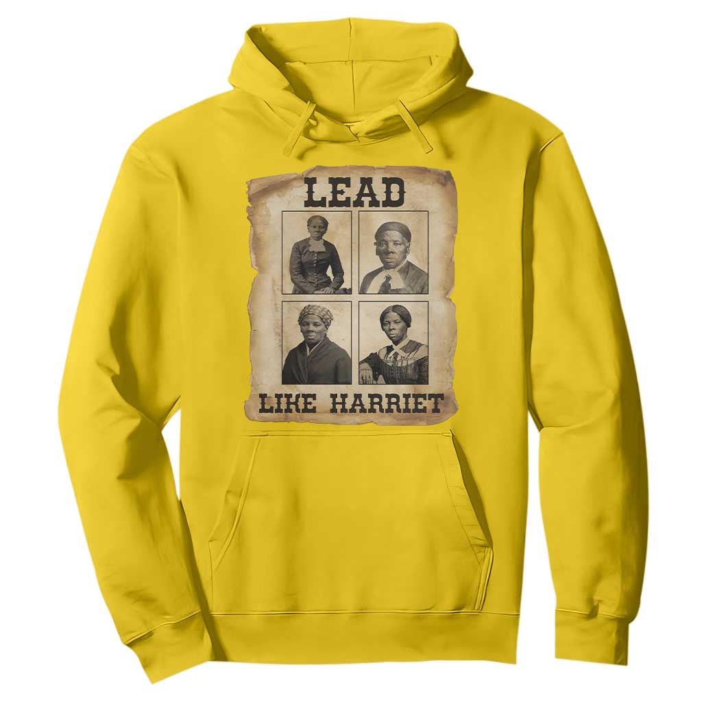 Vintage Harriet Tubman Poster Hoodie Lead Like Harriet