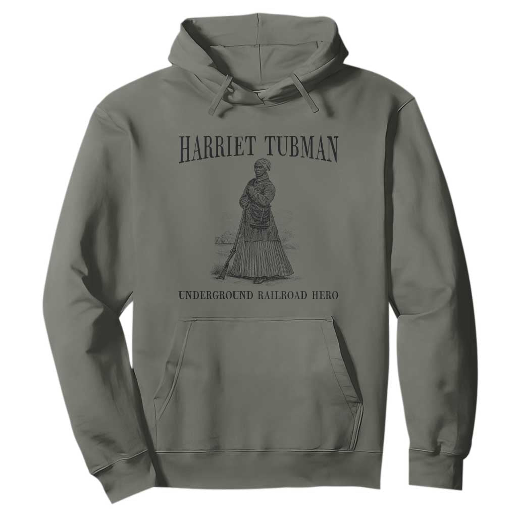 Harriet Tubman Hoodie Underground Railroad Freedom Leader