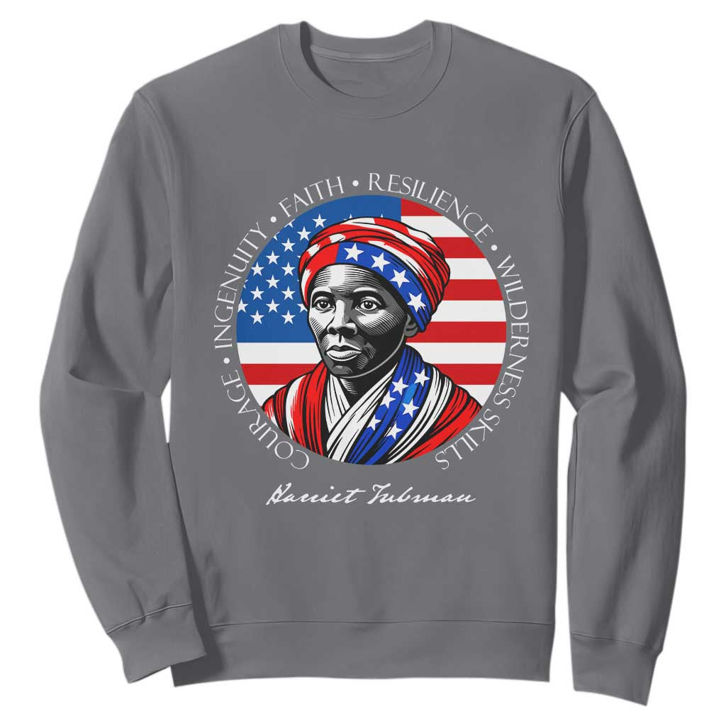 Harriet Tubman Patriotic Sweatshirt Black History Month Gift
