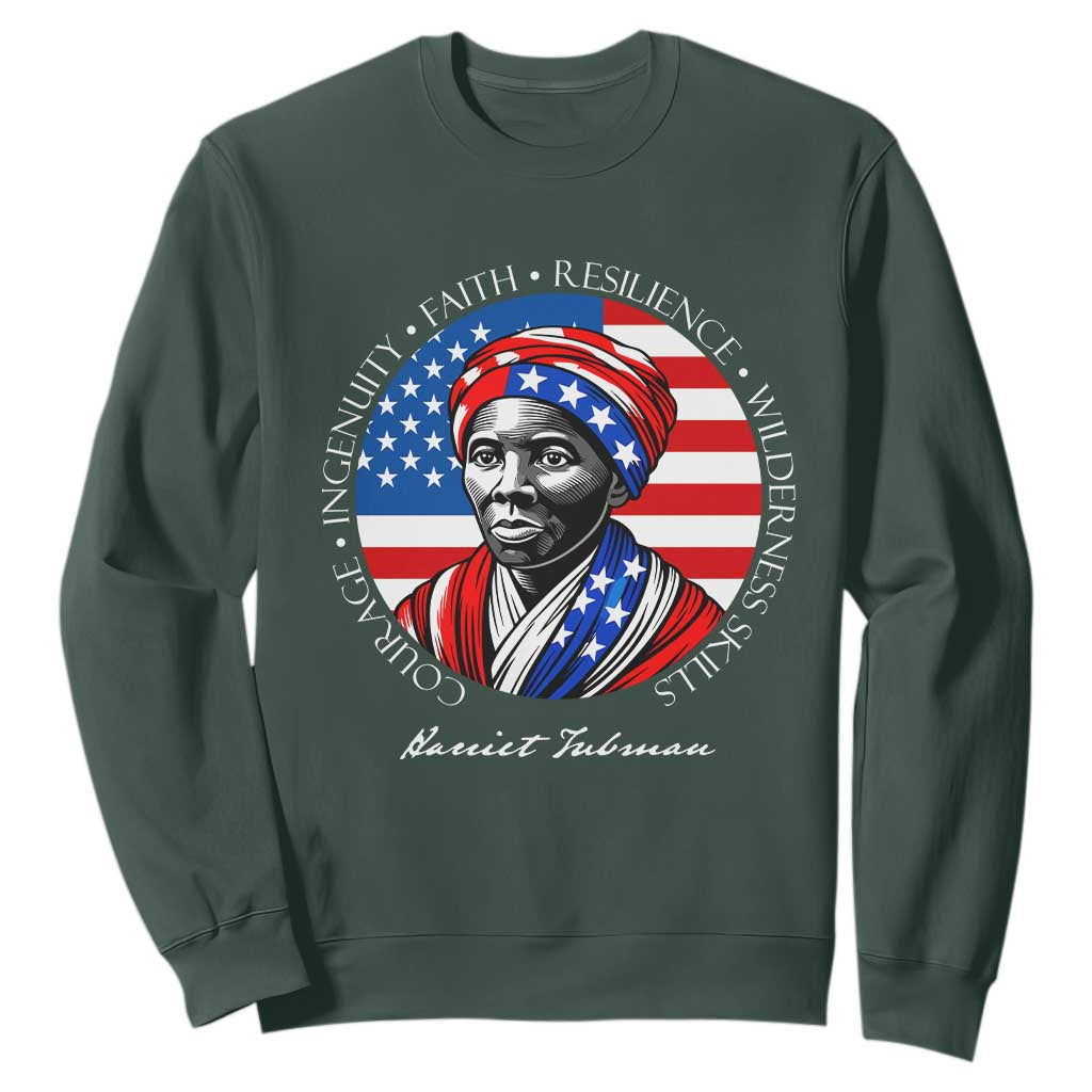 Harriet Tubman Patriotic Sweatshirt Black History Month Gift