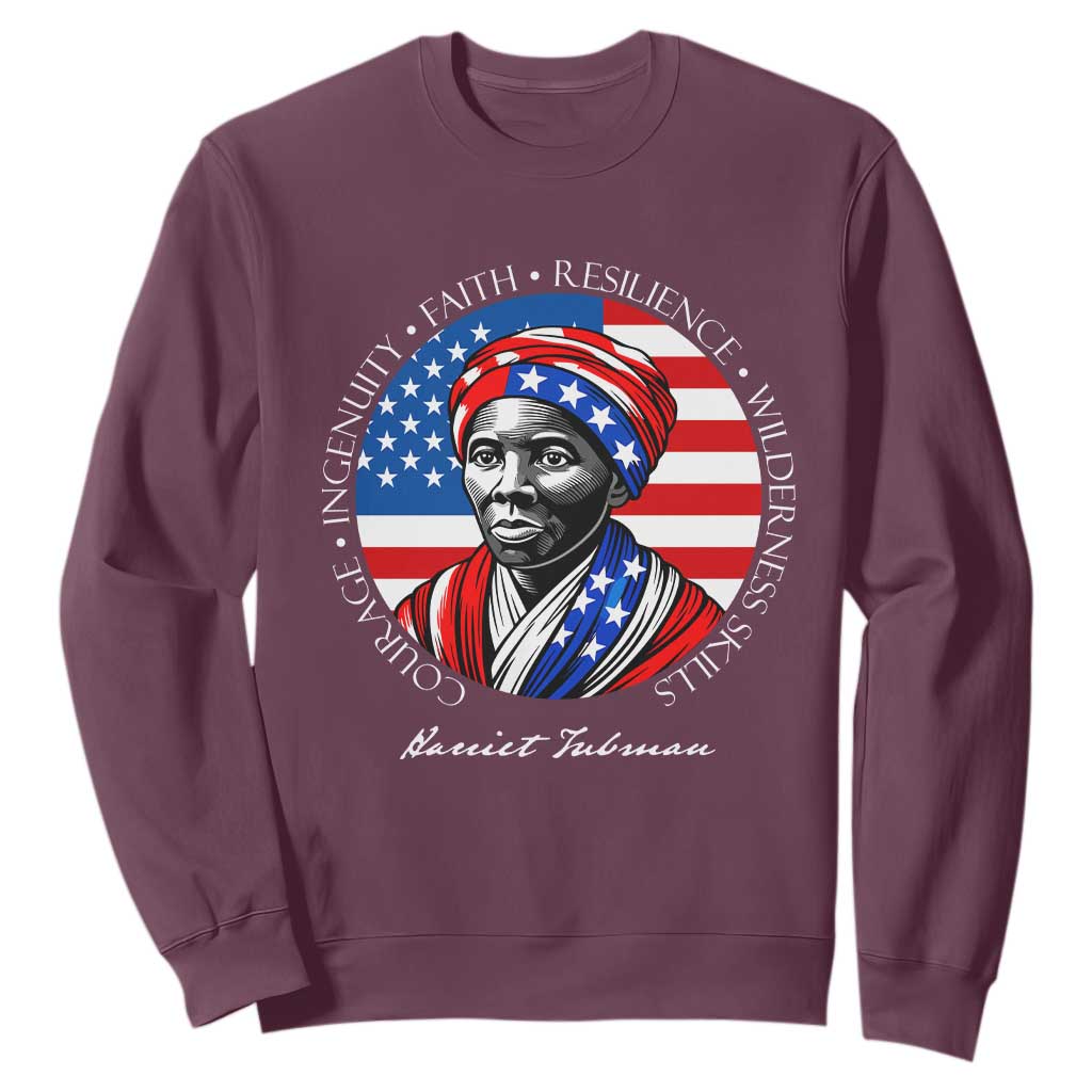 Harriet Tubman Patriotic Sweatshirt Black History Month Gift