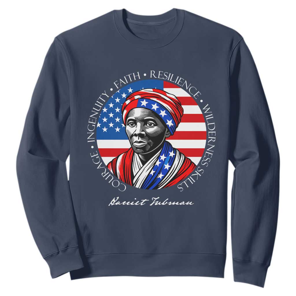 Harriet Tubman Patriotic Sweatshirt Black History Month Gift