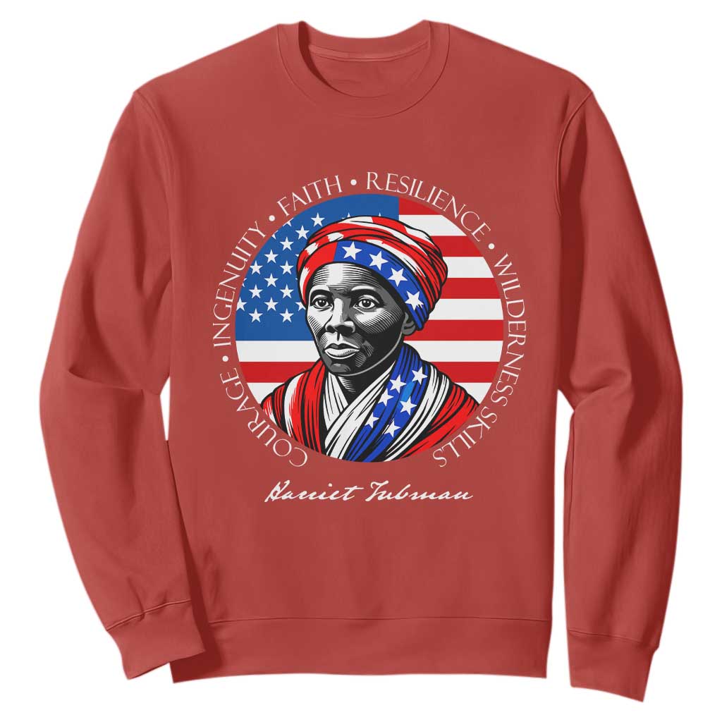 Harriet Tubman Patriotic Sweatshirt Black History Month Gift