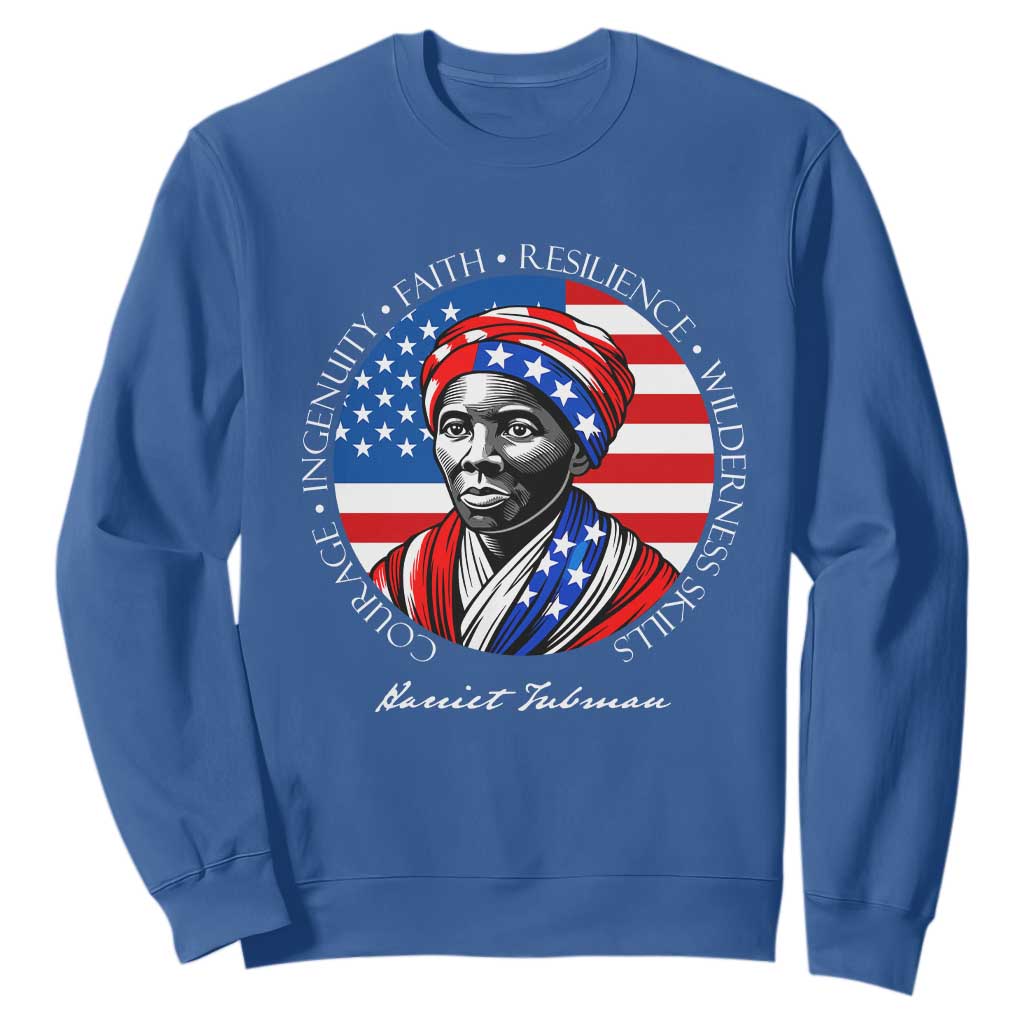 Harriet Tubman Patriotic Sweatshirt Black History Month Gift
