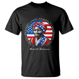 Harriet Tubman Patriotic T Shirt Black History Month Gift