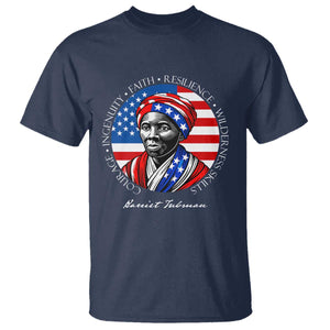 Harriet Tubman Patriotic T Shirt Black History Month Gift