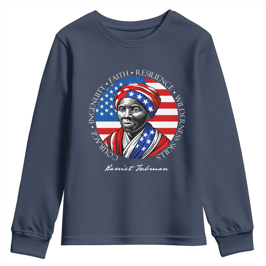 Harriet Tubman Patriotic Youth Sweatshirt Black History Month Gift