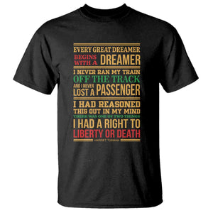 Harriet Tubman Powerful Quote T Shirt Strong Black Women Pride