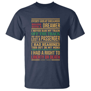 Harriet Tubman Powerful Quote T Shirt Strong Black Women Pride