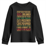 Harriet Tubman Powerful Quote Youth Sweatshirt Strong Black Women Pride