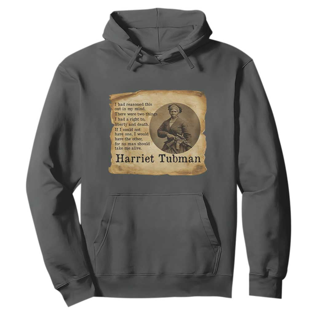 Harriet Tubman Quote Hoodie Liberty Or Death Empowerment Gift