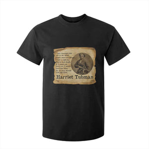 Harriet Tubman Quote T Shirt For Kid Liberty Or Death Empowerment Gift