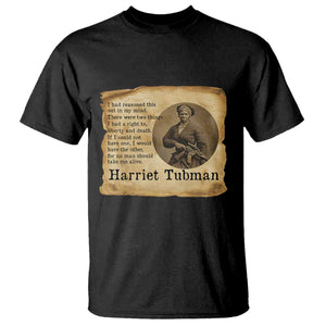 Harriet Tubman Quote T Shirt Liberty Or Death Empowerment Gift
