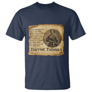 Harriet Tubman Quote T Shirt Liberty Or Death Empowerment Gift