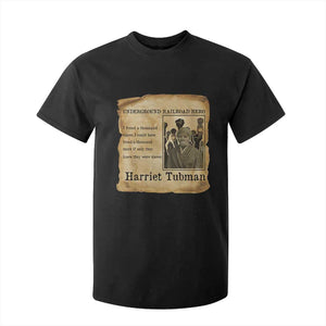 Harriet Tubman Quote T Shirt For Kid I Freed A Thousand People Vintage Poster