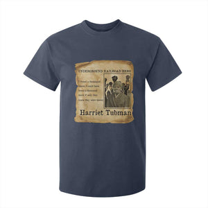 Harriet Tubman Quote T Shirt For Kid I Freed A Thousand People Vintage Poster