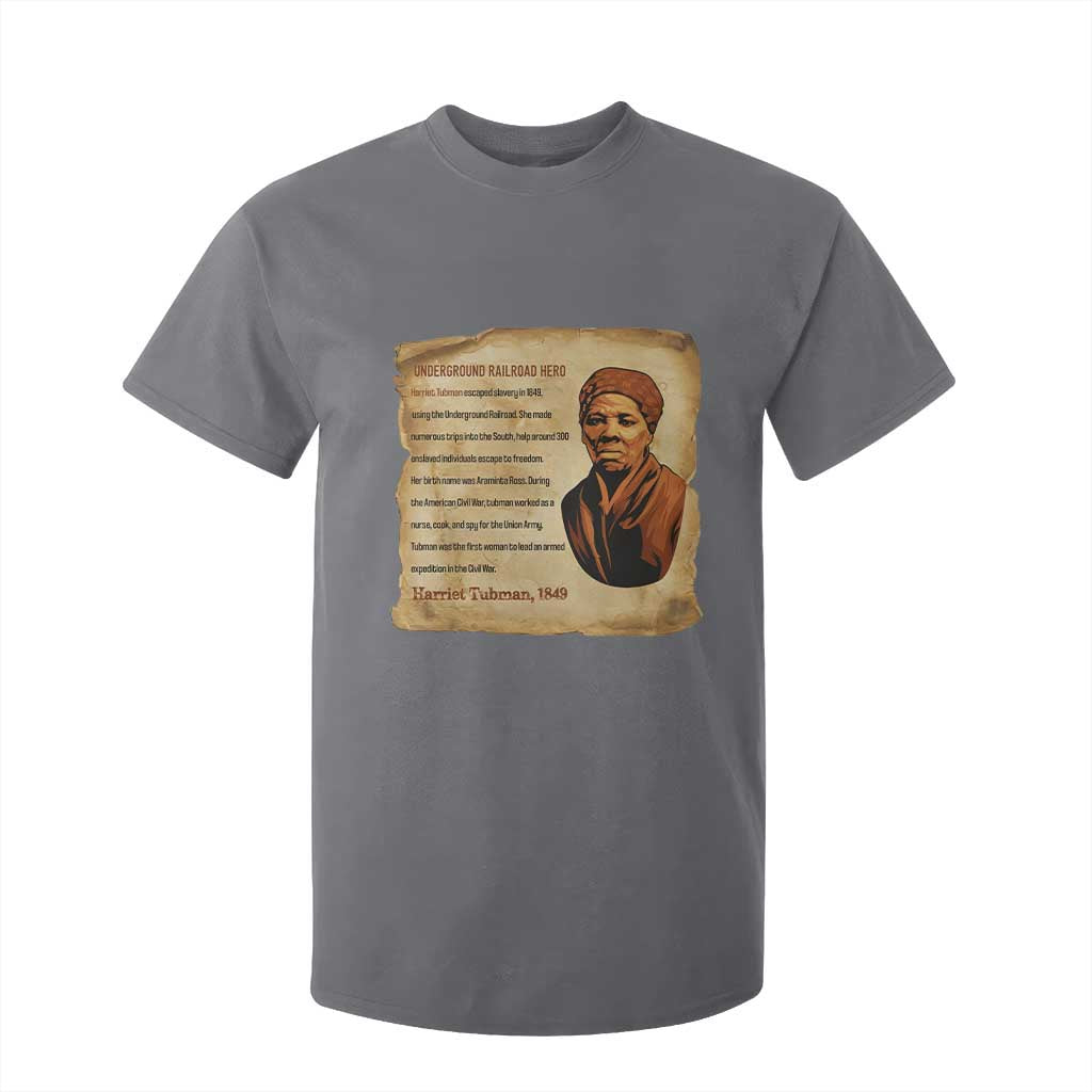 Harriet Tubman T Shirt For Kid Black American Hero Underground Railroad