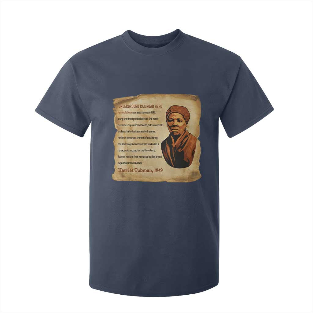Harriet Tubman T Shirt For Kid Black American Hero Underground Railroad