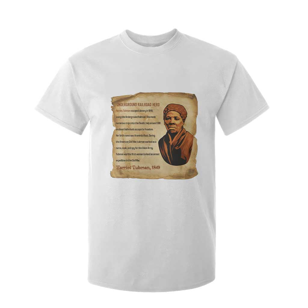 Harriet Tubman T Shirt For Kid Black American Hero Underground Railroad