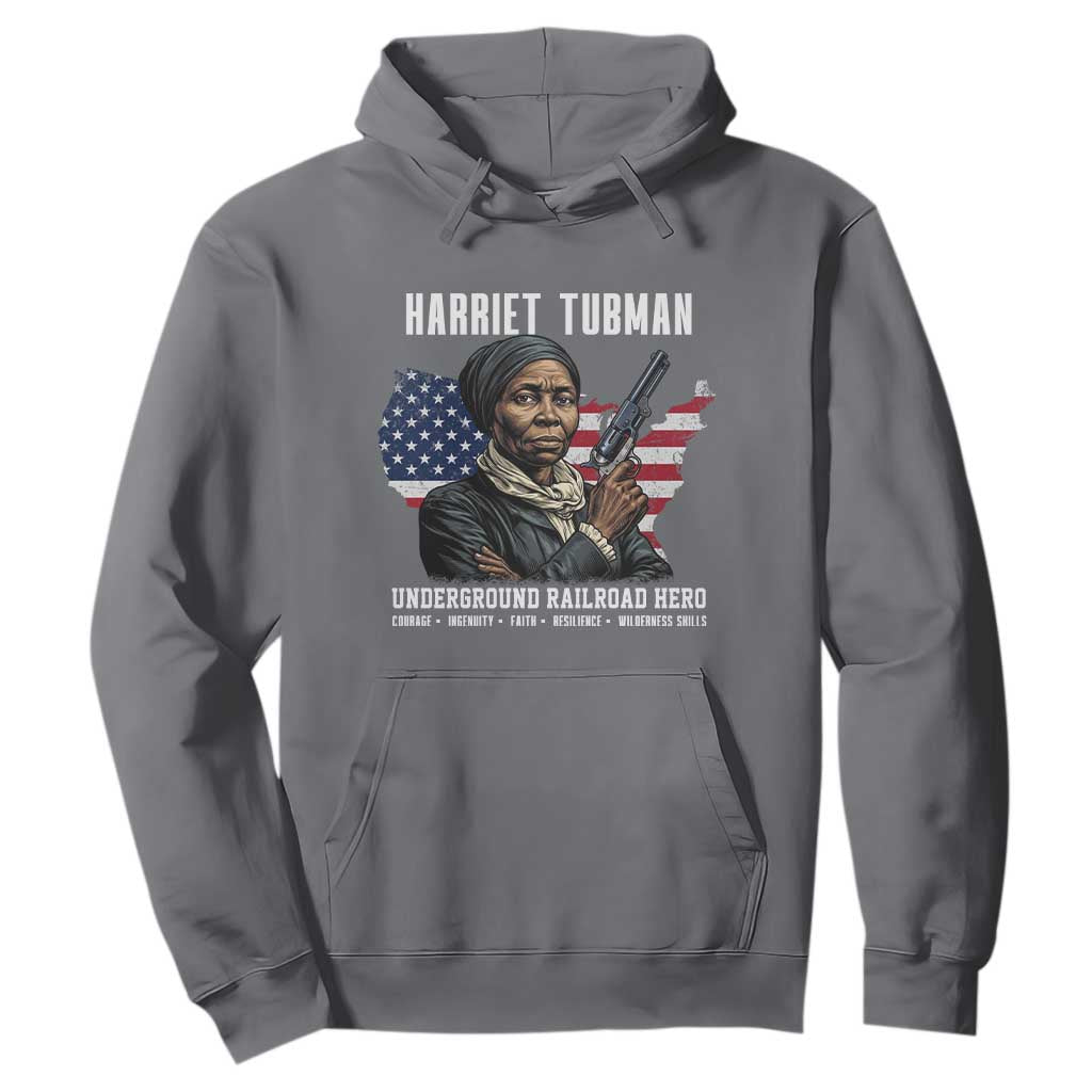 Harriet Tubman Patriotic Hoodie Female Empowerment History Gift