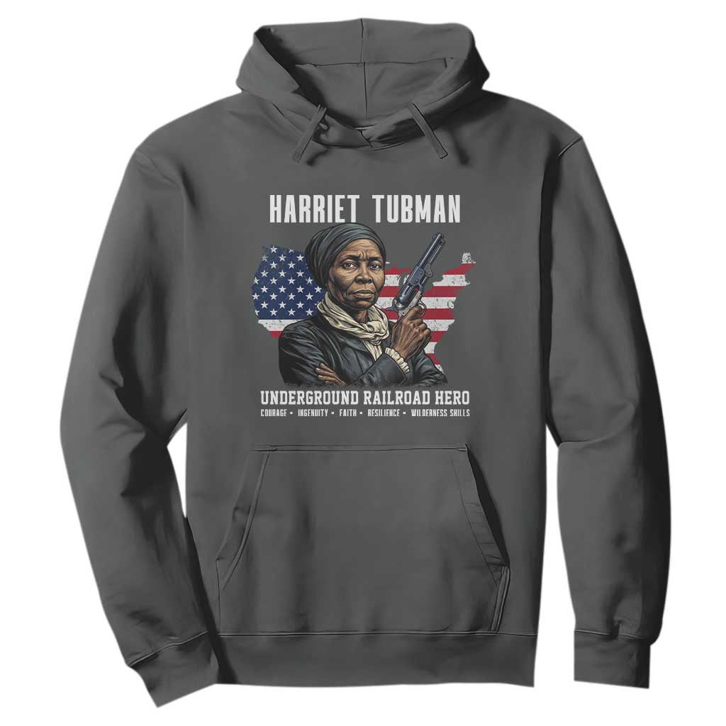 Harriet Tubman Patriotic Hoodie Female Empowerment History Gift