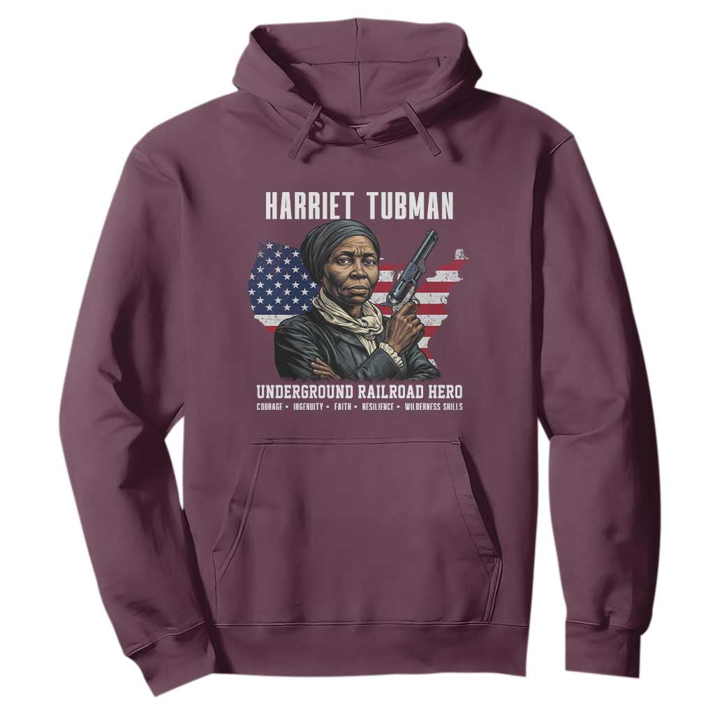 Harriet Tubman Patriotic Hoodie Female Empowerment History Gift