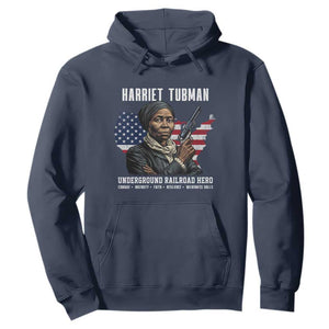 Harriet Tubman Patriotic Hoodie Female Empowerment History Gift