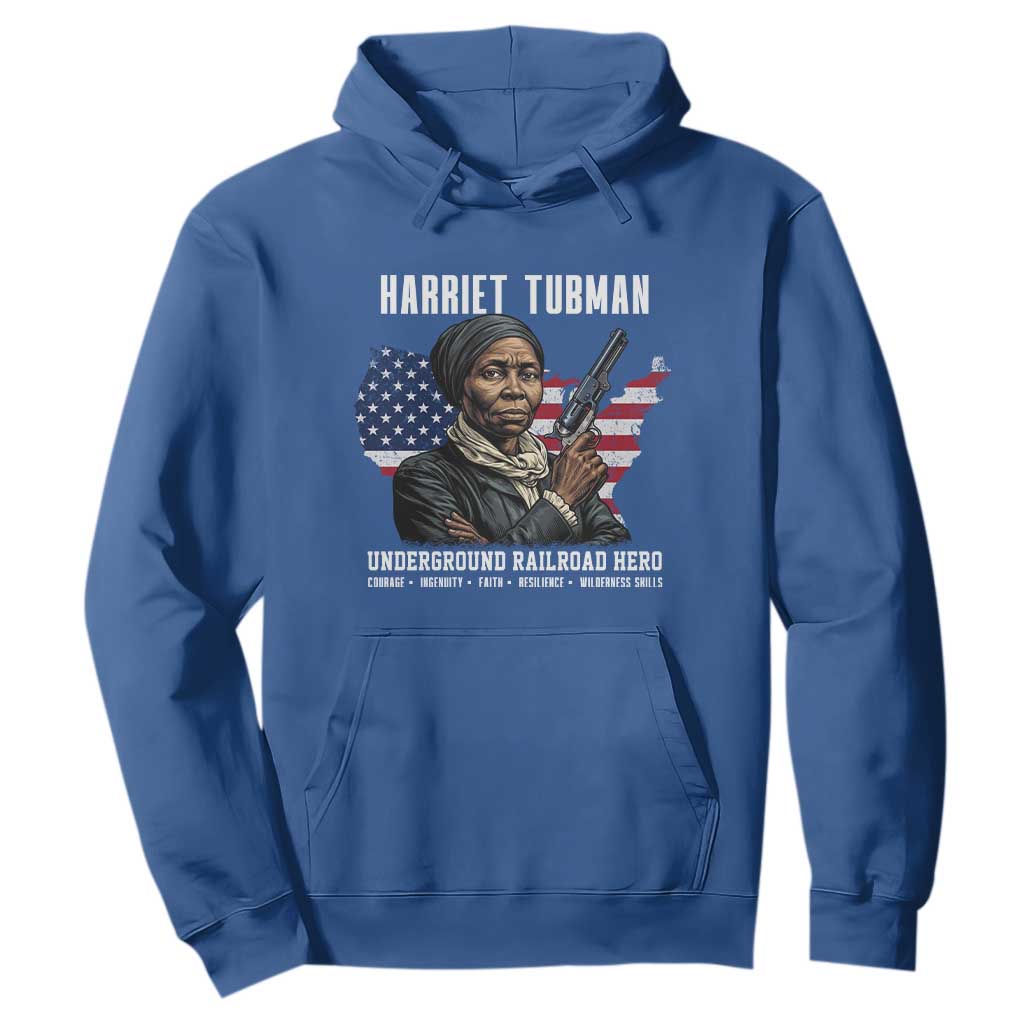 Harriet Tubman Patriotic Hoodie Female Empowerment History Gift