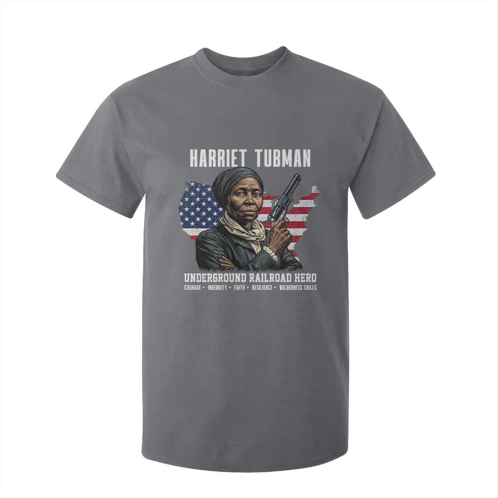 Harriet Tubman Patriotic T Shirt For Kid Female Empowerment History Gift