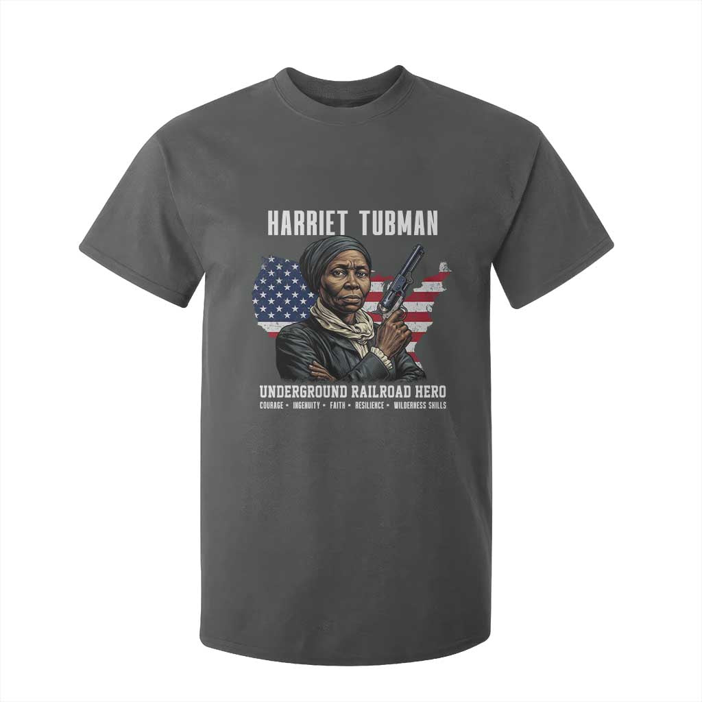 Harriet Tubman Patriotic T Shirt For Kid Female Empowerment History Gift