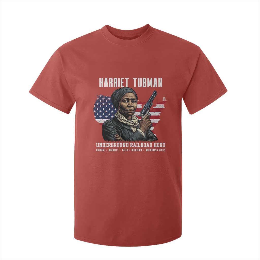 Harriet Tubman Patriotic T Shirt For Kid Female Empowerment History Gift