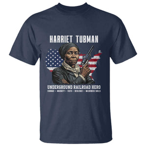 Harriet Tubman Patriotic T Shirt Female Empowerment History Gift