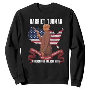 Harriet Tubman Patriotic Sweatshirt Strong Black Women Pride
