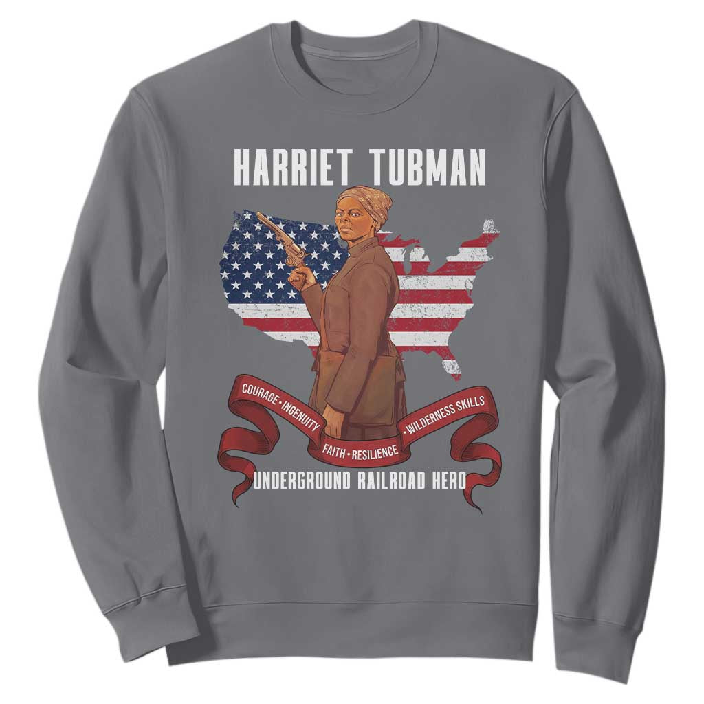 Harriet Tubman Patriotic Sweatshirt Strong Black Women Pride