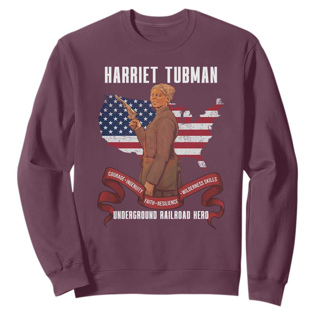 Harriet Tubman Patriotic Sweatshirt Strong Black Women Pride