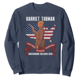 Harriet Tubman Patriotic Sweatshirt Strong Black Women Pride