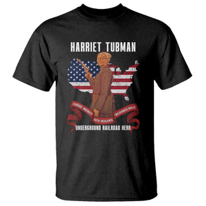 Harriet Tubman Patriotic T Shirt Strong Black Women Pride