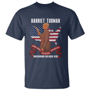 Harriet Tubman Patriotic T Shirt Strong Black Women Pride