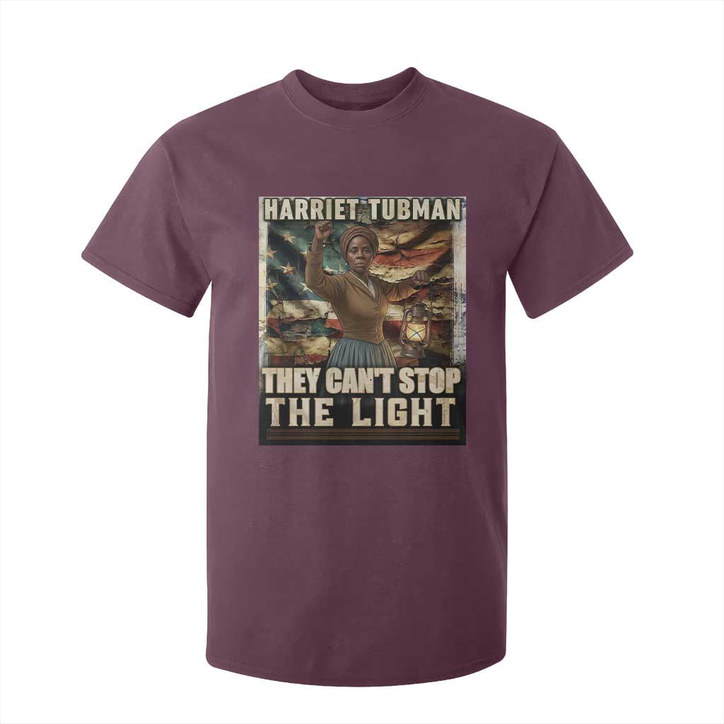 Harriet Tubman T Shirt For Kid Thay Can Not Stop The Light