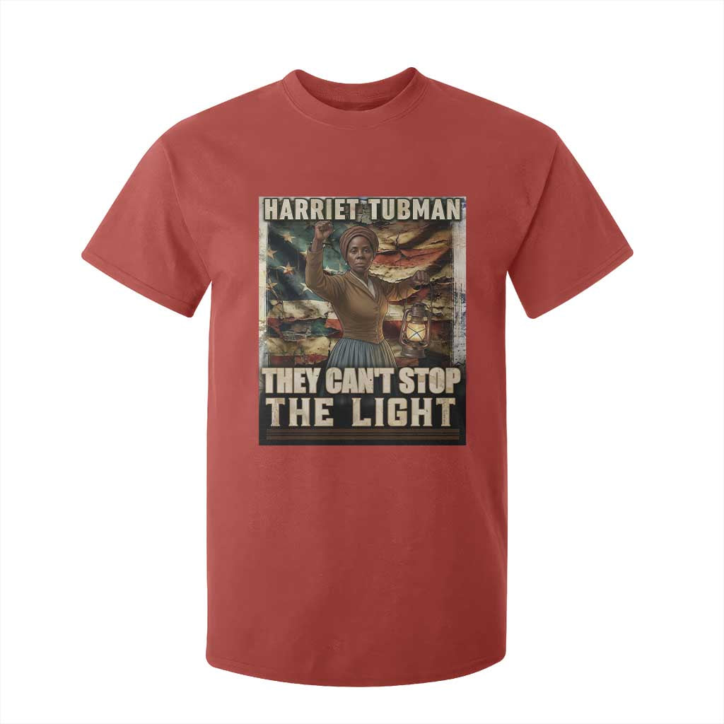 Harriet Tubman T Shirt For Kid Thay Can Not Stop The Light